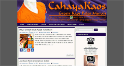 Desktop Screenshot of cahayakaos.com